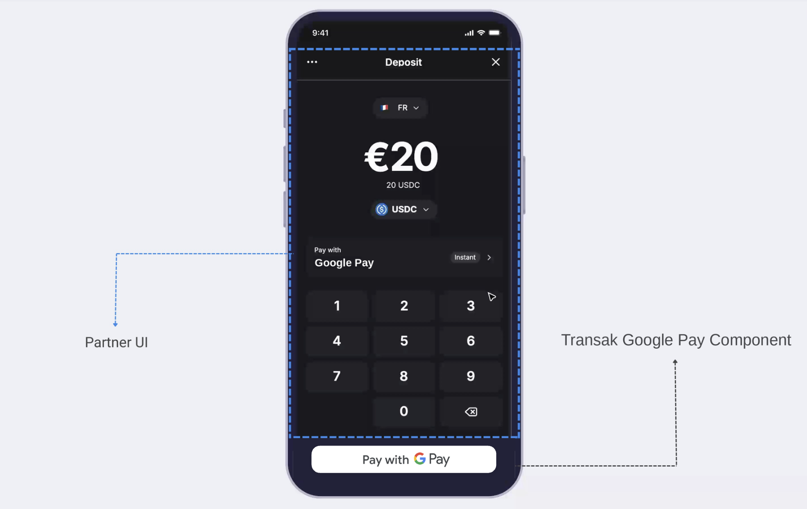 Partner UI: Headless Google Pay