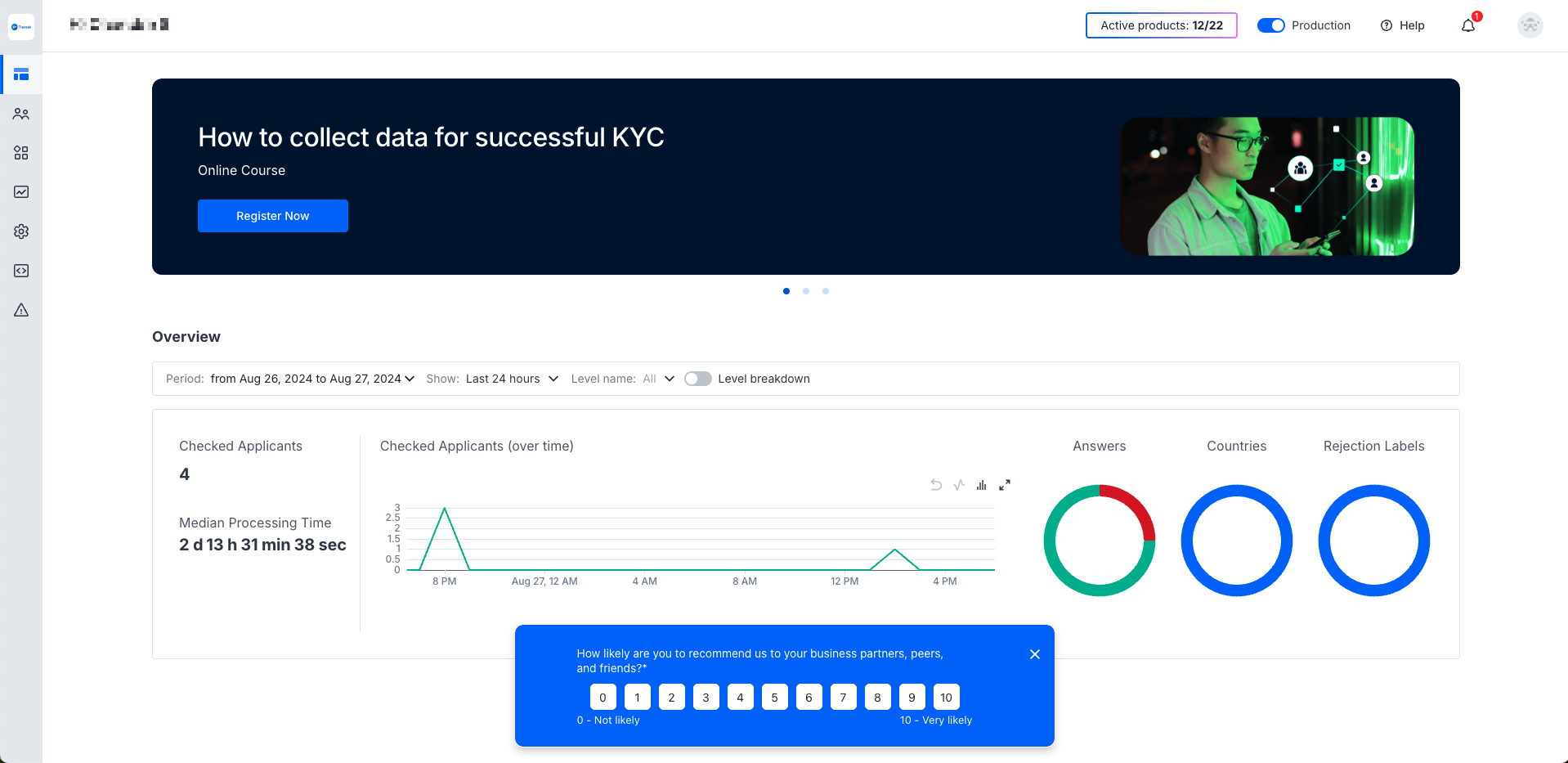 Sumsub Dashboard