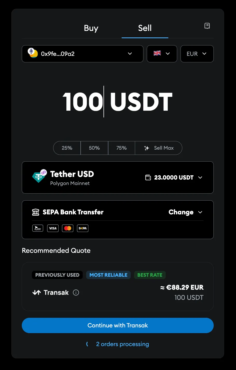 Sell Quote