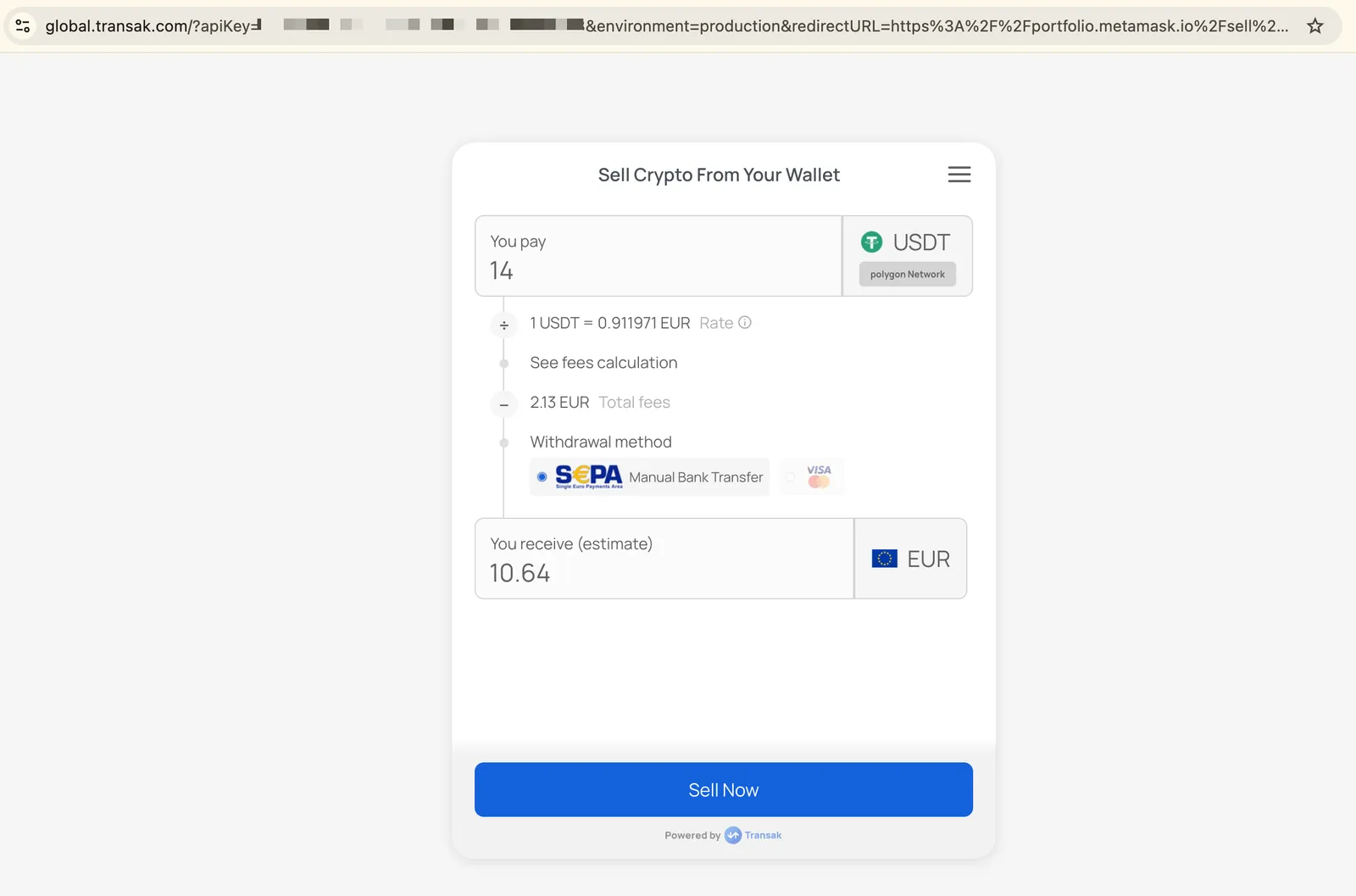 Sell Widget